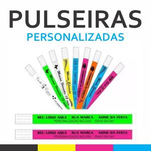 Pulseira Tyvek Personalizada Tyvek 2x24cm    